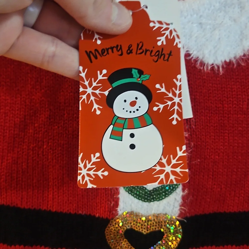 33 DEGREES TODDLER CHRISTMAS SWEATER DRESS: RED: NEW WITH TAGS: SIZE 2T